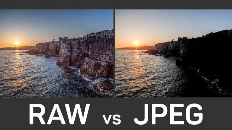 مقایسه RAW و JPEG