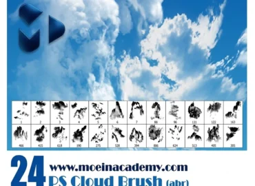 دانلود براش ابر فتوشاپ